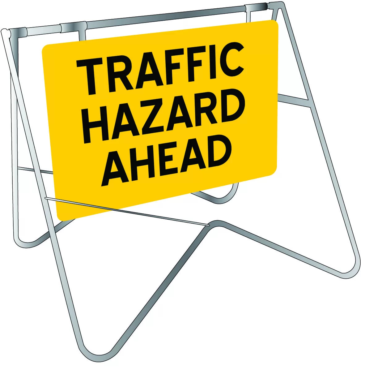 Traffic Hazard Ahead Warning Sign | Roadworks & Site Access | Uniform Safety Signs