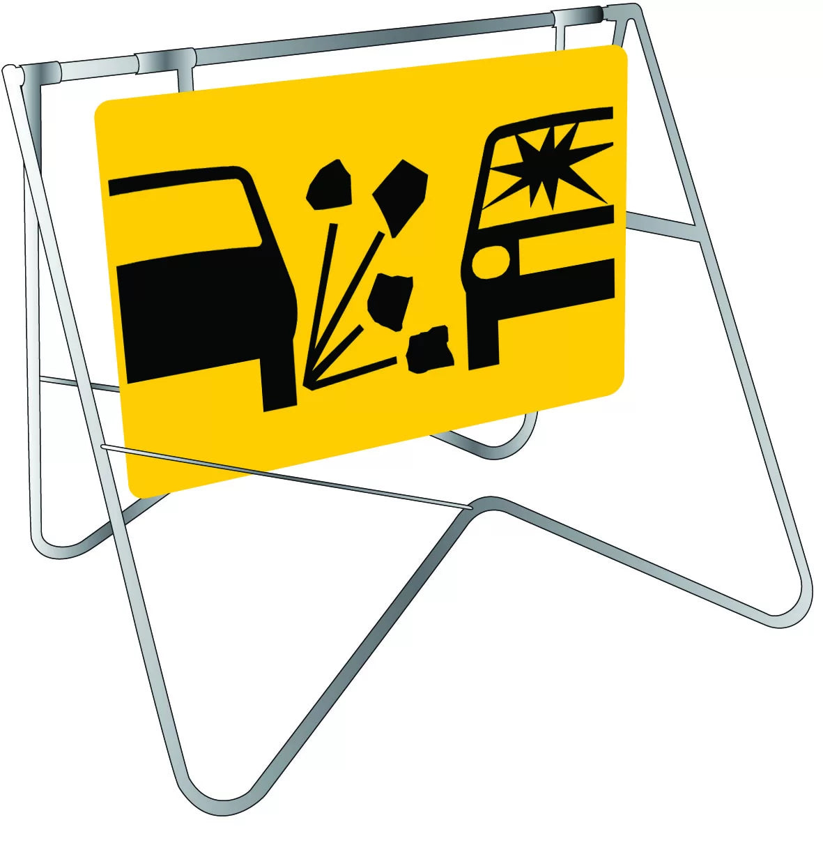 Loose Surface Picto | Temporary Site Signage | Uniform Safety Signs
