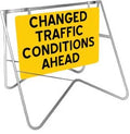 900x600mm Changed Traffic Conditions Sign | Roadworks | Uniform Safety Signs