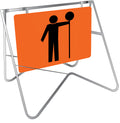 Symbolic Stop/Slow Man | Roadworks and Traffic Control | Uniform Safety Signs