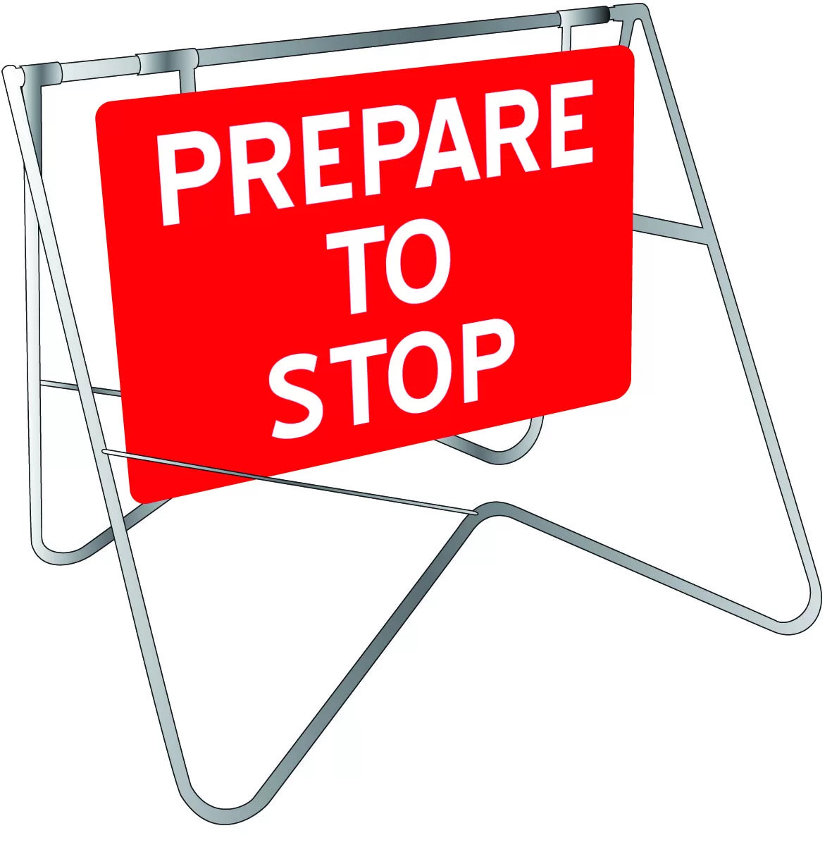 900x600mm Class 1 Prepare to Stop Safety Sign | Uniform Safety Signs