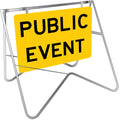 900x600mm Metal Class 1 Reflective Public Event Sign