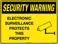 Poly Electronic Surveillance Sign | Property Security | Uniform Safety Signs