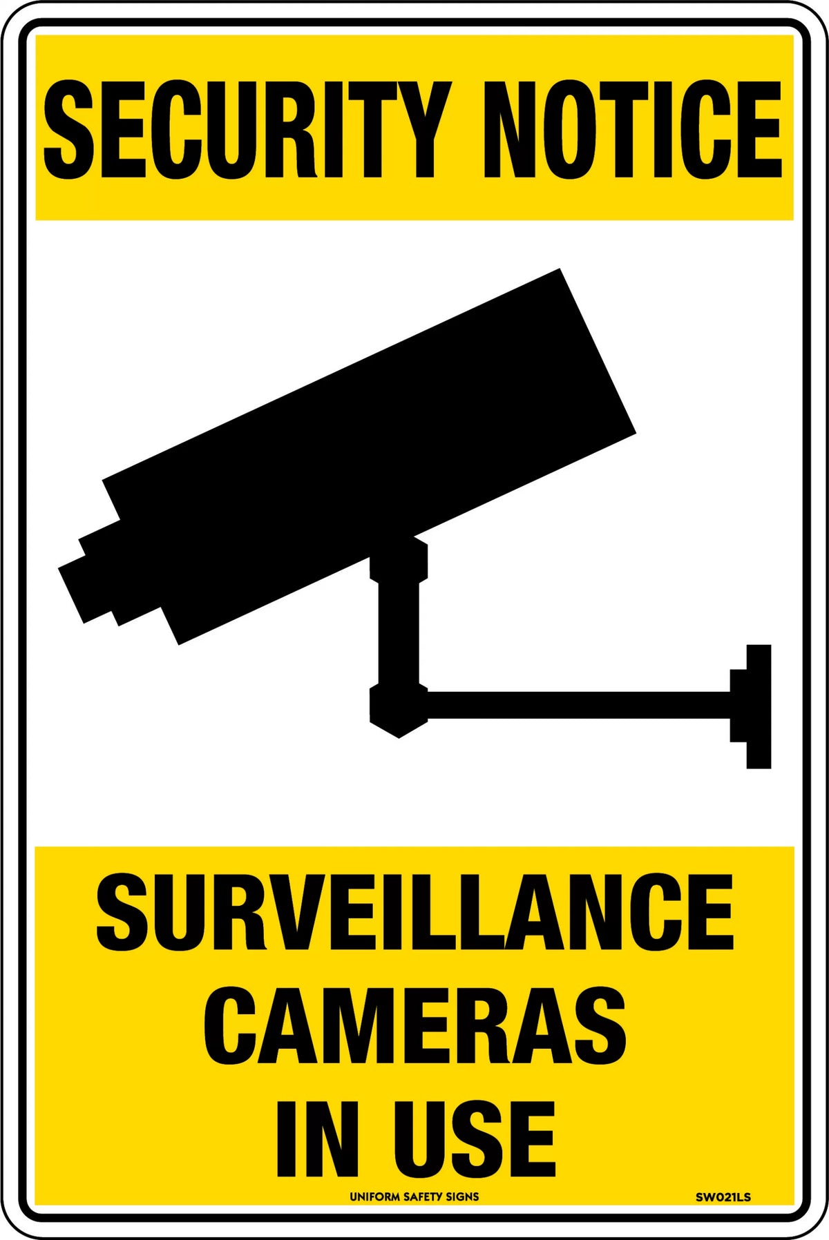 450x300mm Surveillance Notice | Commercial Security | Uniform Safety Signs