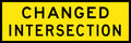 Class 1 Reflective Changed Intersection Sign | Roadworks | Uniform Safety Signs