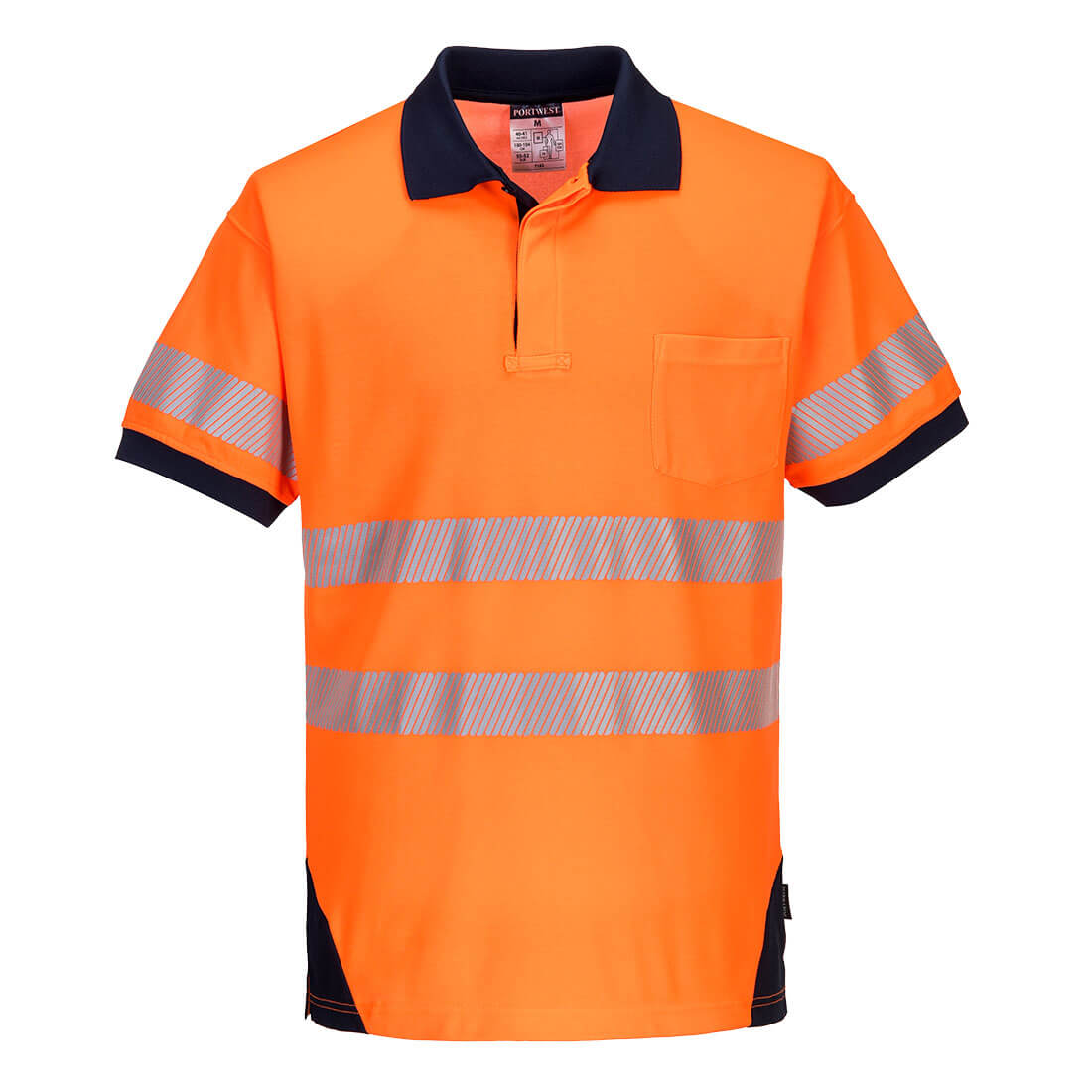 PW3 Hi-Vis Polo Shirt S/S - view 1