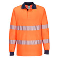 Hi-Vis Long Sleeve Polo Shirt - view 1
