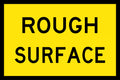 Class 1 Reflective Rough Surface Sign | Roadworks | Uniform Safety Signs