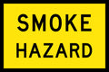 Class 1 Reflective Smoke Hazard Sign | Industrial Sites | Uniform Safety Signs