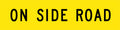 1200x300mm On Side Road Sign | Roadworks | Uniform Safety Signs