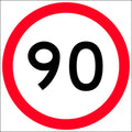 600x600mm Speed Restriction Sign | Site Traffic Control | Uniform Safety Signs