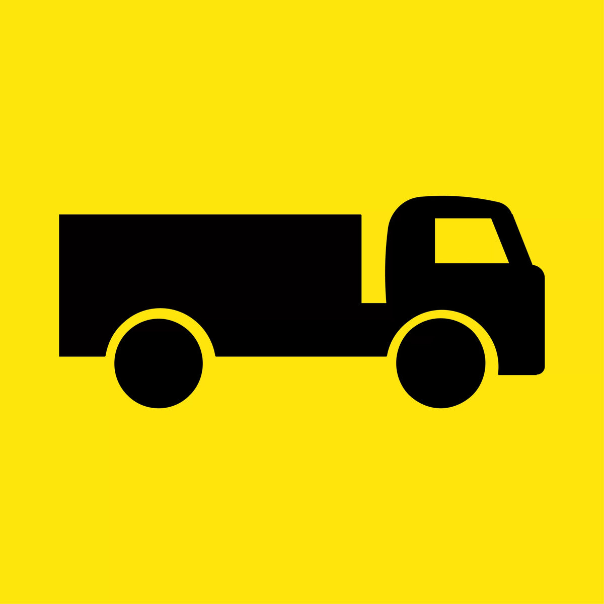 Corflute Symbolic Truck Sign | Logistics Hubs and Depots | Uniform Safety Signs