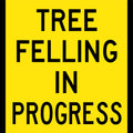 600x600mm Tree Felling Sign | Forestry and Land Clearing | Uniform Safety Signs