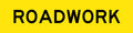 1200x300mm Roadwork Sign | Roadside Traffic Control | Uniform Safety Signs