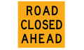 600x600mm Corflute Road Closed Sign | Roadworks | Uniform Safety Signs