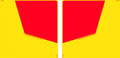 300x300mm Metal Class 1 Red and Yellow Rear Marker Plates