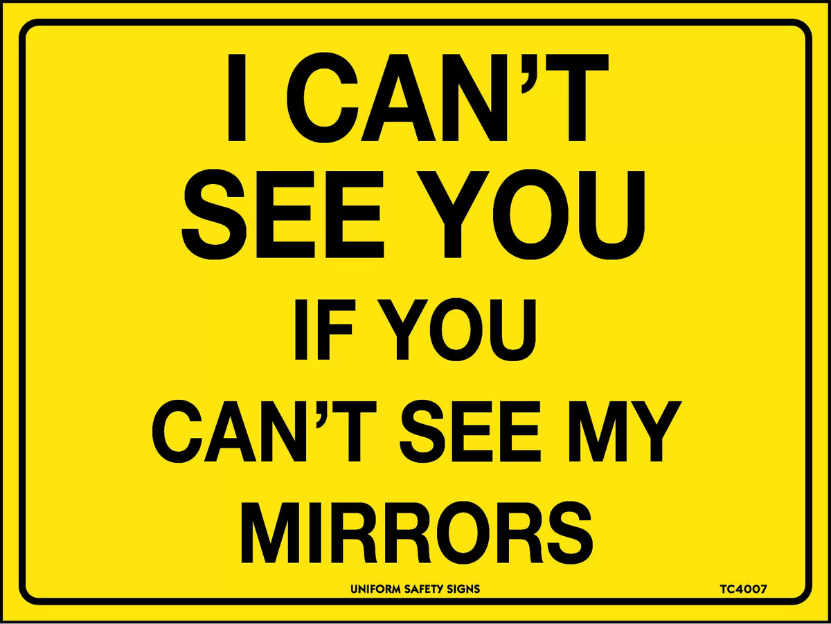 300x225mm Vehicle Warning Sign | Heavy Vehicle Safety | Uniform Safety Signs