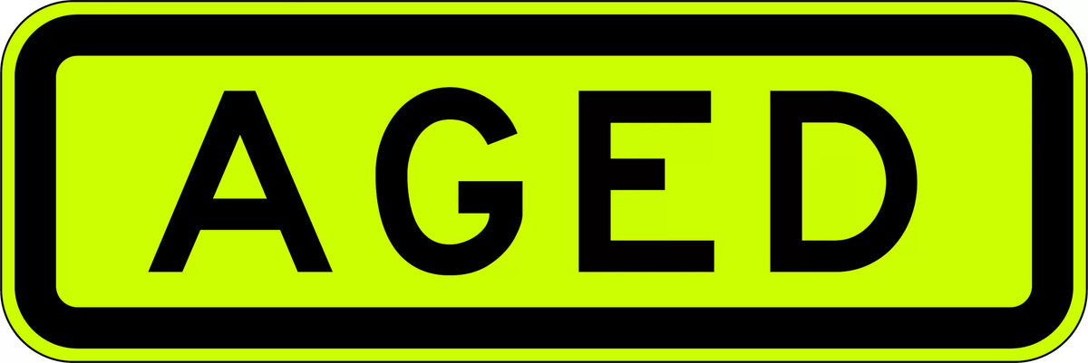 Aged Road Sign | Traffic Management | Uniform Safety Signs