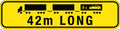 42m Long Road Train Sign | Heavy Haulage | Uniform Safety Signs