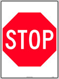 300x225mm Poly Stop Sign | Parking & Traffic Control | Uniform Safety Signs