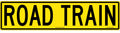 1200x300mm Road Train Sign | Heavy Vehicle Transport | Uniform Safety Signs