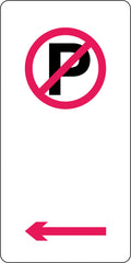 Symbol Aluminium No Parking Sign | Roadside Management | Uniform Safety Signs