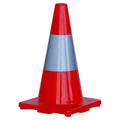 Orange PVC Traffic Cone with Reflective Tape