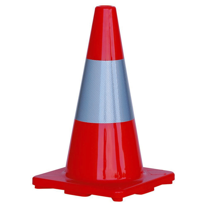Orange PVC Traffic Cone with Reflective Tape