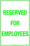 450x300mm Metal Parking Sign | Employee Bays | Uniform Safety Signs