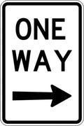Metal One Way Right Arrow Sign | Traffic Control | Uniform Safety Signs