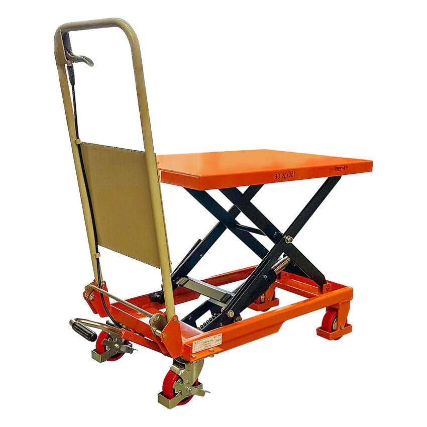 150kg Capacity Manual Scissor Lift | Warehouse Workstations | Team Systems