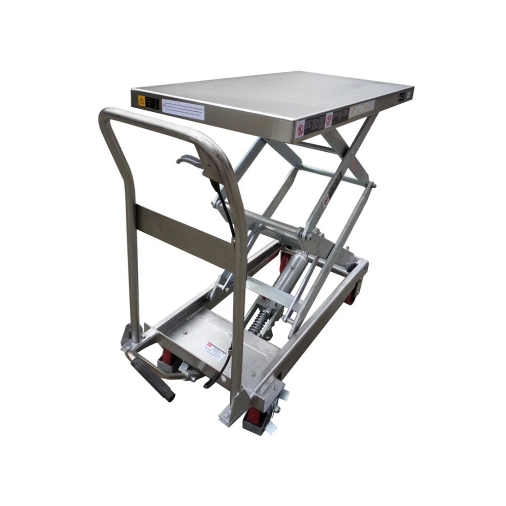 350kg Stainless Steel Scissor Lift | Hygienic Workspaces | Team Systems