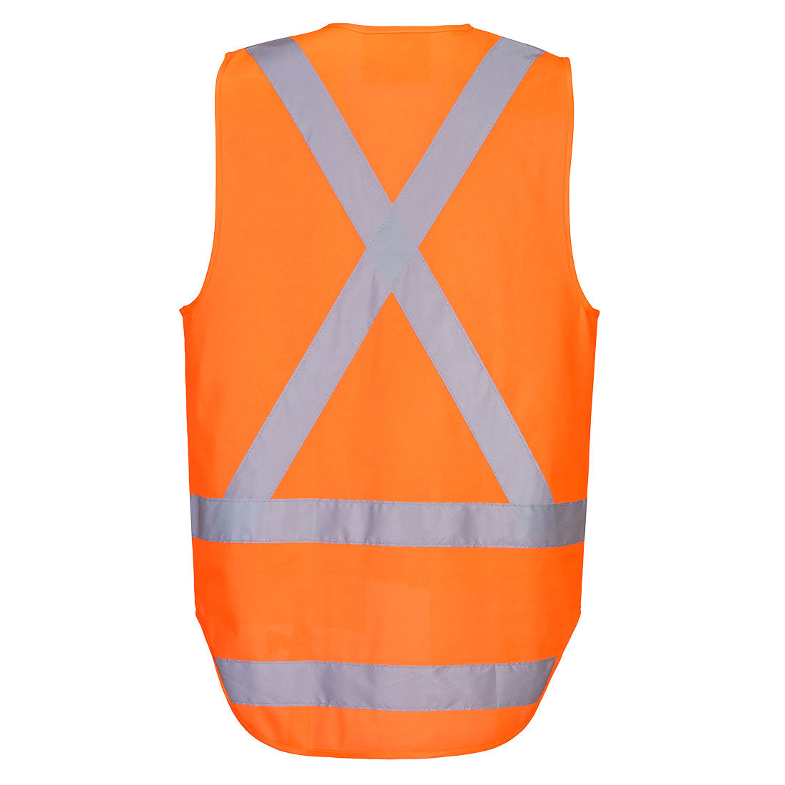 Hi-Vis X Back Zipped Vest - view 2