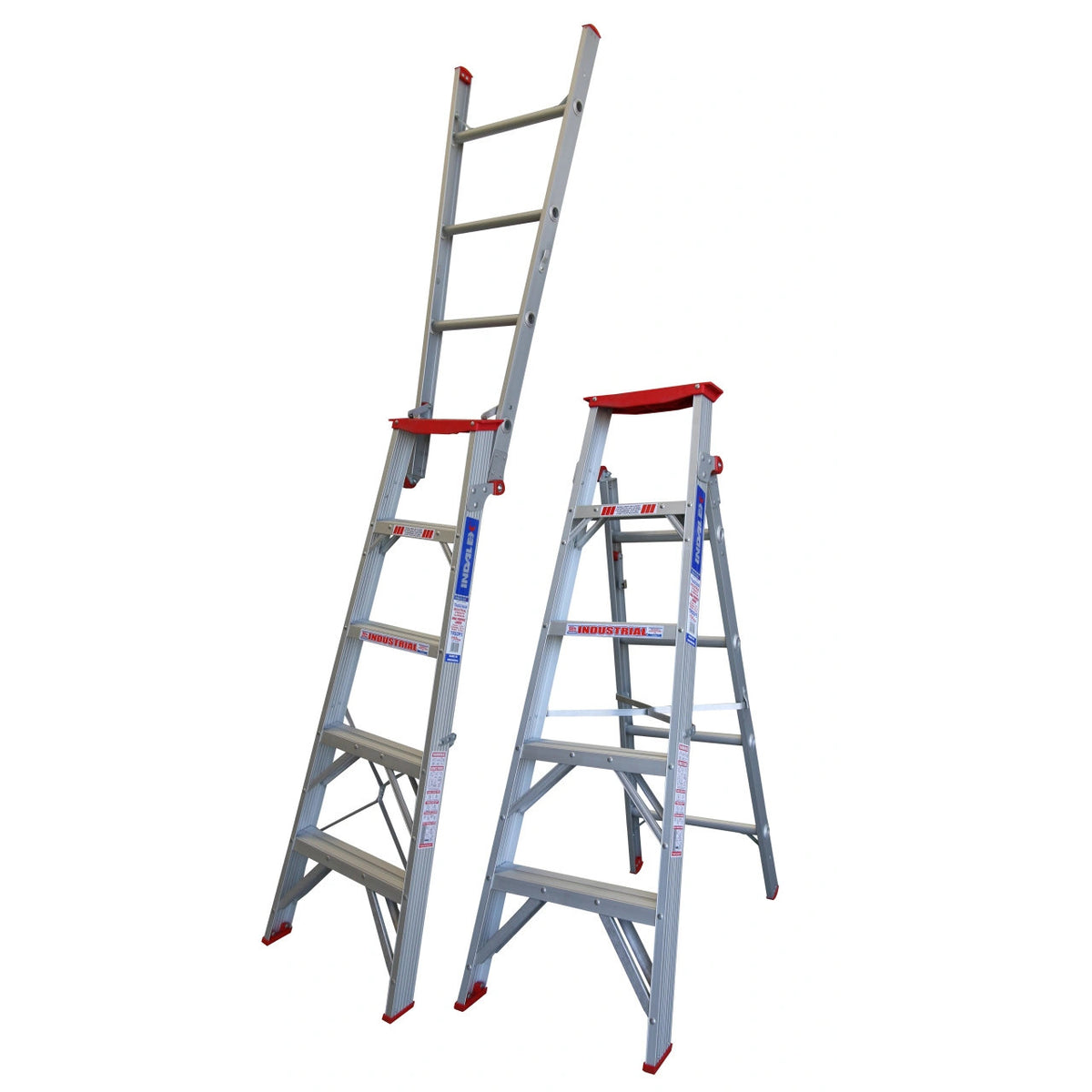 150kg Rating Dual Purpose Ladder | Trade & Home Use | Indalex