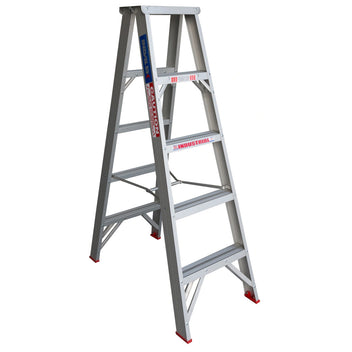 1.5m Aluminium Double Sided Ladder | Trade Sites | Indalex