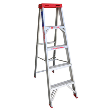1.5m Aluminium Step Ladder | Trade Worksite | Indalex