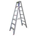 2.1m Aluminium Double Sided Ladder | Industrial Sites | Indalex