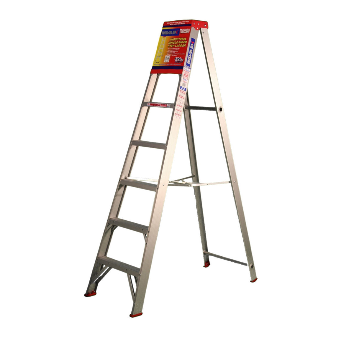 2.1m Aluminium Step Ladder | Industrial Trade Use | Indalex