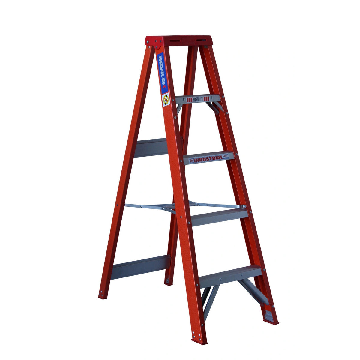 1.5m Fibreglass Step Ladder | Electrical Trade Work | Indalex, view 2