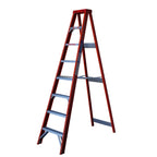 2.4m Fibreglass Step Ladder | Electrical Trade Work | Indalex, view 3