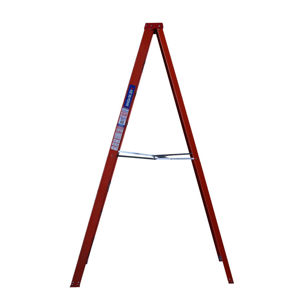 2.4m Fibreglass Step Ladder | Electrical Trade Work | Indalex, view 4