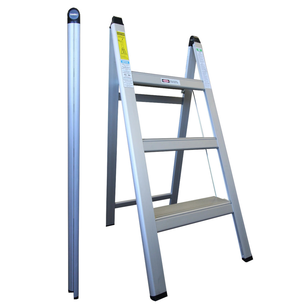 0.8m Aluminium Slimline Stepladder | Domestic Use | Indalex