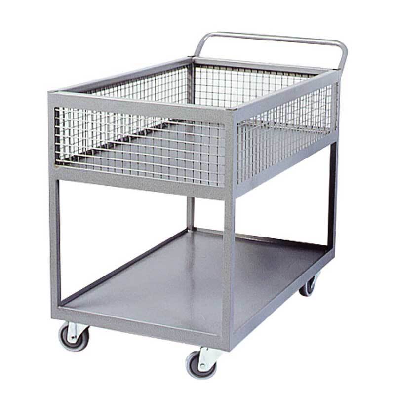 340kg Capacity 2-Deck Trolley | Warehouse Picking | Team Systems