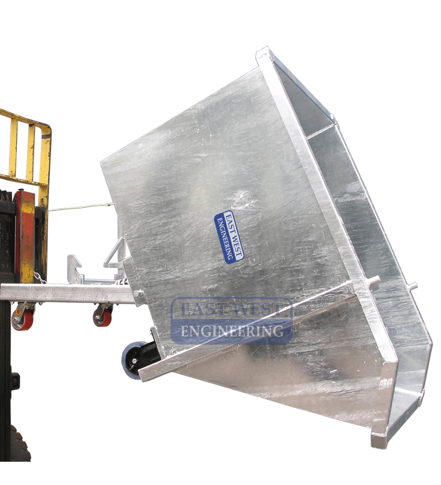 Up to 1.5 cu.m Capacity Tipping Bin | Industrial Waste | East West Engineering, view 2
