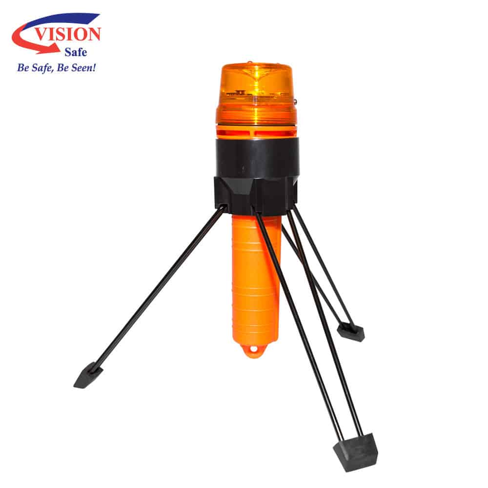 Tripod Stand for Traffic Batons and Cone LED Lights | Vision Safe, view 3