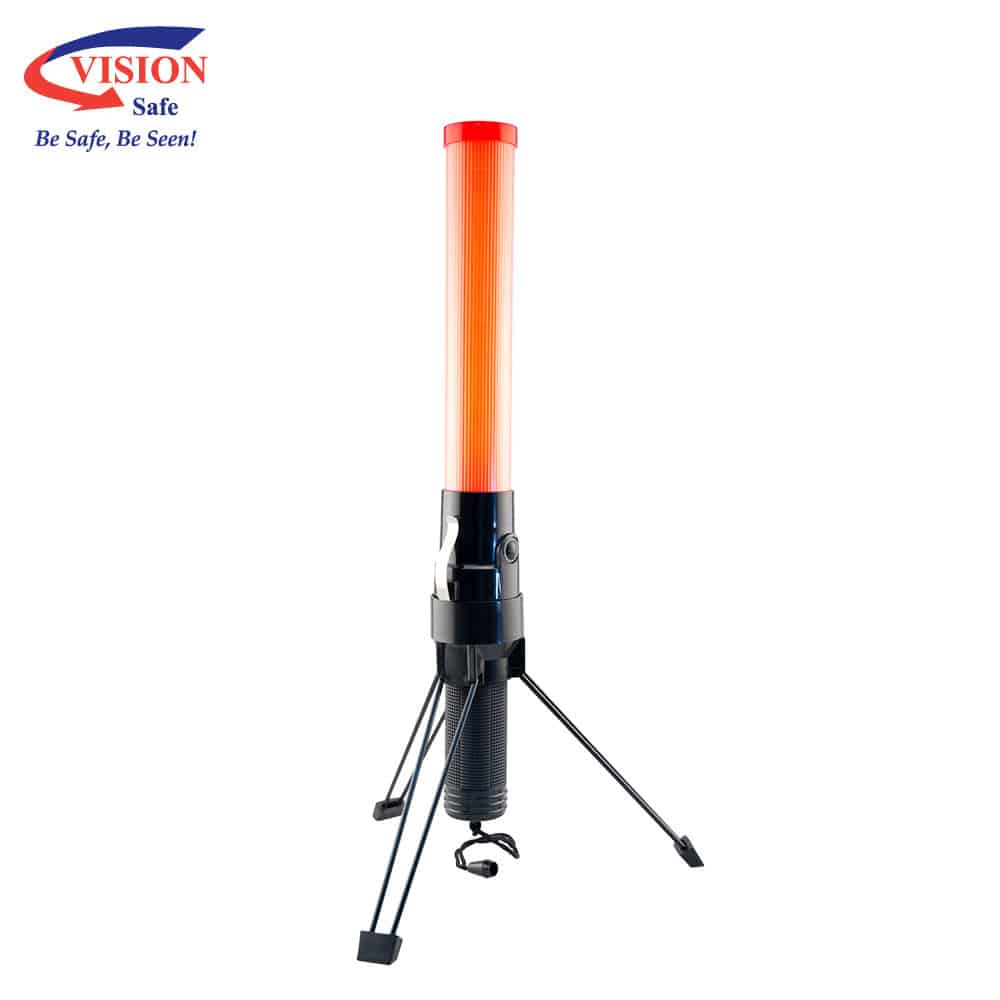 Tripod Stand for Traffic Batons and Cone LED Lights | Vision Safe, view 4