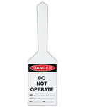 170x80mm Danger Do Not Operate Tags | Industrial Lockout | Uniform Safety Signs