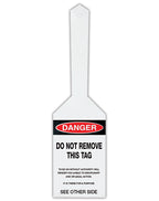 170x80mm Danger Do Not Operate Tags | Industrial Lockout | Uniform Safety Signs, view 2
