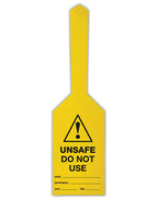 170x80mm Unsafe Do Not Use Tags | Industrial Lockout | Uniform Safety Signs