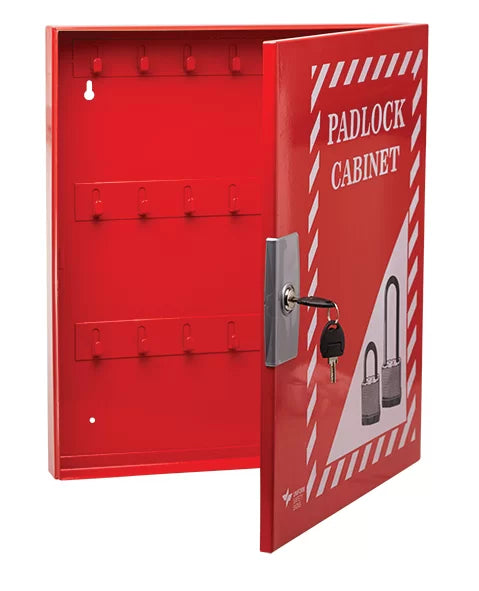 42 Padlock Capacity Cabinet | Industrial Lockout Stations | Uniform Safety Signs